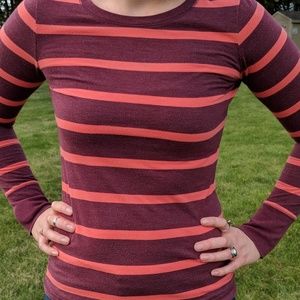 Target Mossimo Long Sleeve Striped Shirt